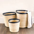 Cardiff Straw Storage Basket-Medium - Leah - Woven